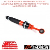 OUTBACK ARMOUR SUSPENSION KIT FRONT ADJ BYPASS EXPD HD FITS TOYOTA LC 200S 9/07+